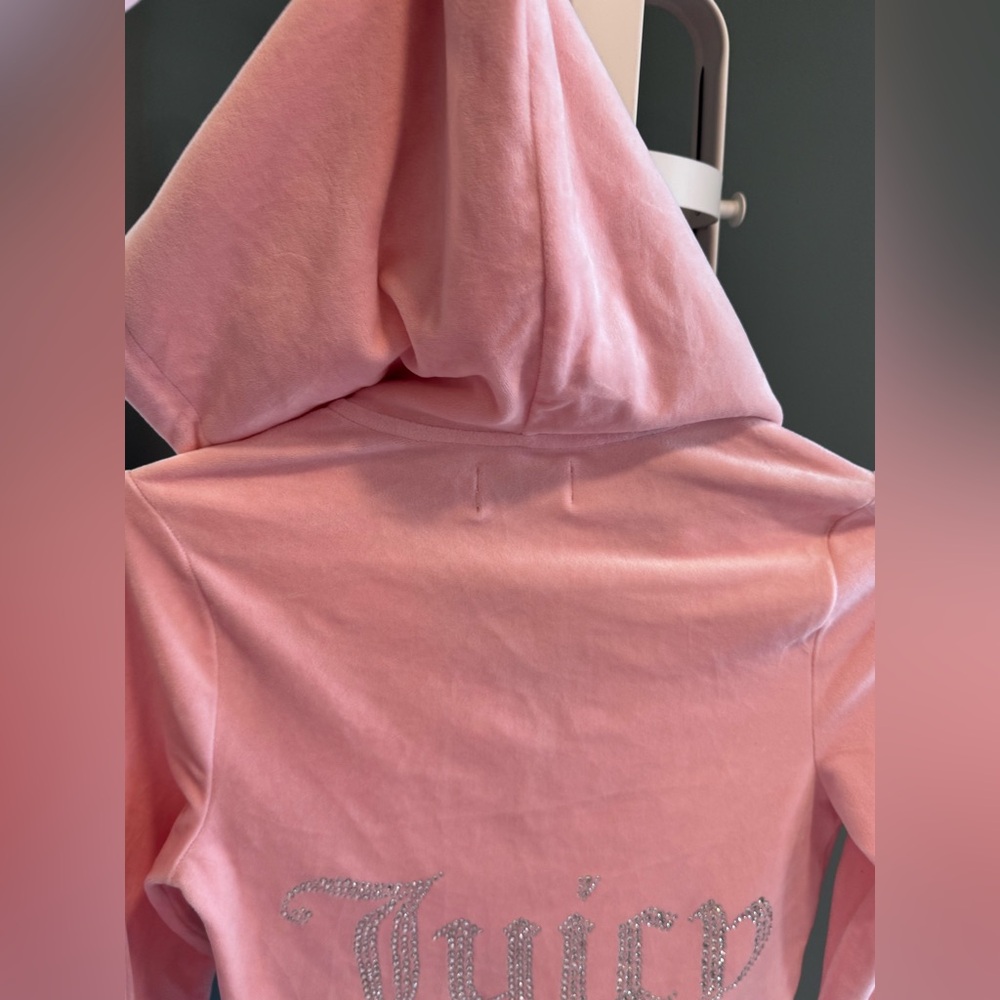 NWOT Juicy Couture Blush Pink Velour Jacket - Picture 8 of 12